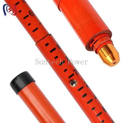 Professional 5-20M Height Measuring Telescopic Rod with Non Conductive Fiberglass for Portable Overhead Line Clearance Verification