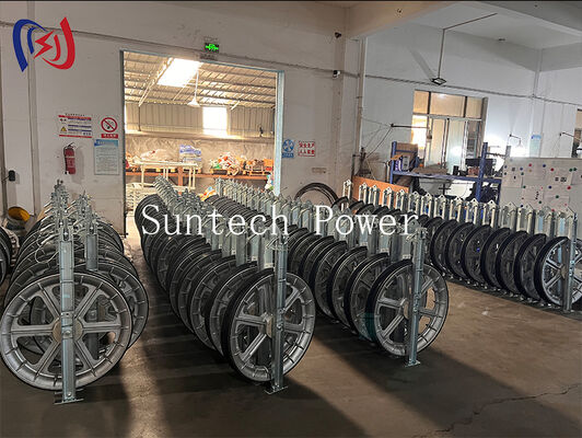 Heavy Duty 822 Series Stringing Block with MC Nylon Sheave for High Capacity Transmission Line Conductor Installation