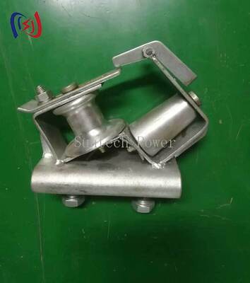 Skyward Corner Stringing Block for 90 Degree Conductor Turns with 5KN Rated Load in Urban Power Line Construction