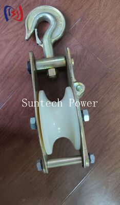 Heavy Duty Hoisting Tackle with 10-200KN Rated Load Casting Steel Sheave for Lifting and Rigging