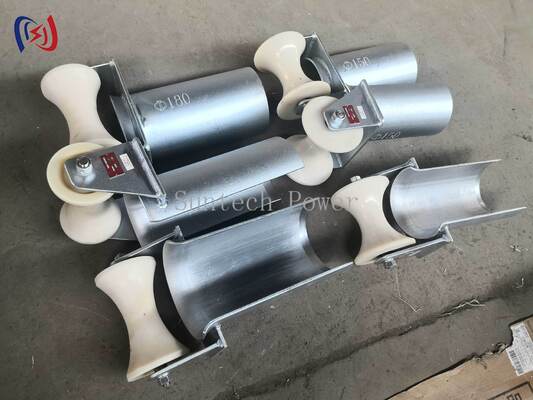 D Series Cable Entrance Protection Roller with 80-200mm Tube Diameter for Corrosion Resistant and Low Friction Cable Pulling