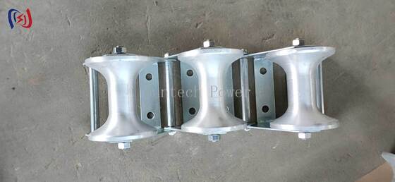 Professional 10-20KN Rated Load Cable Pithead Roller with Corrosion Resistant Durable Polyethylene Construction for Manhole Entry Protection