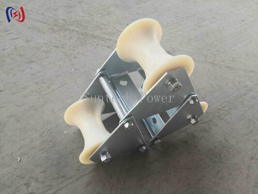 Professional 10-20KN Rated Load Cable Pithead Roller with Corrosion Resistant Durable Polyethylene Construction for Manhole Entry Protection