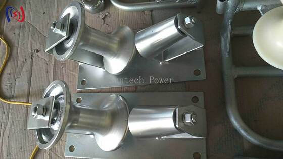 10KN Rated Load Cable Turning Roller with One Way Structure for Underground Cable Pulling Operations