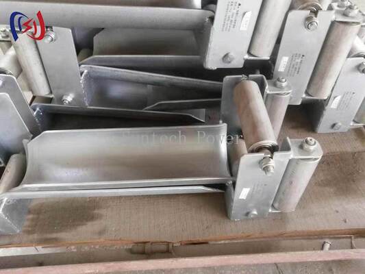 Professional Framed Cable Roller with 180mm Max Cable Diameter, 20KN Rated Load, and Corrosion Resistant Design for Underground Installation