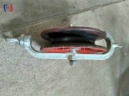 Professional Hold Down Wire Block with 10-40KN Rated Load and Aluminum Sheave for Secure Anchoring on Transmission Lines