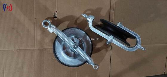 Professional Hold Down Wire Block with 10-40KN Rated Load and Aluminum Sheave for Secure Anchoring on Transmission Lines
