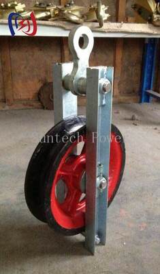 Professional High Speed Turning Block for Smooth and Efficient Cable Direction Changes with Low-Friction Sheave and 50KN Rated Load