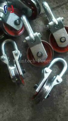 Professional Hoisting Point Block with 50-80KN Rated Load and 160-190mm Sheave Diameter for Safe Transmission Tower Lifting