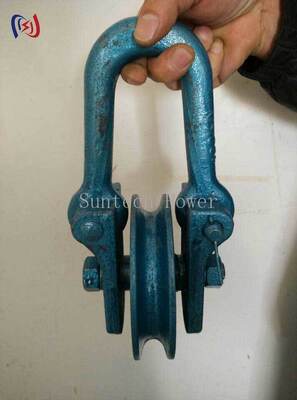 Professional Hoisting Point Block with 50-80KN Rated Load and 160-190mm Sheave Diameter for Safe Transmission Tower Lifting