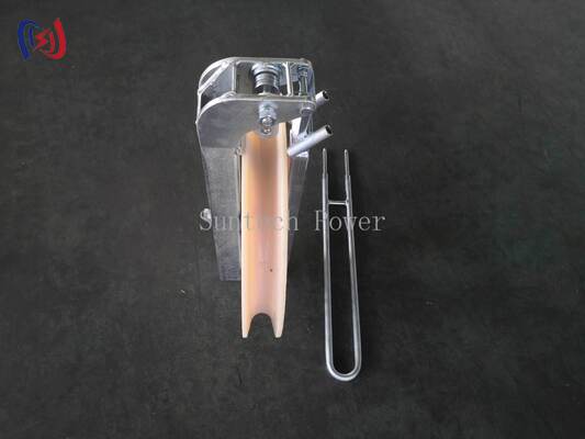Professional Helicopter Stringing Block with Φ508×75 Sheave and 1-5 Sheaves for Aerial Conductor Installation