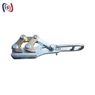 Professional Dual Cam Earth Wire Gripper with 10-30KN Rated Load for 11-15mm Wires and Corrosion Resistant Come Along Clamp
