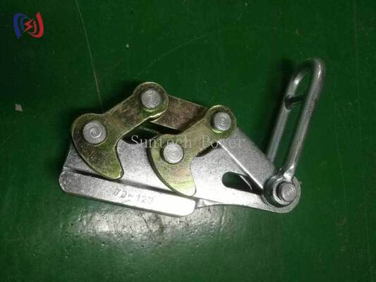 Professional Dual Cam Earth Wire Gripper with 10-30KN Rated Load for 11-15mm Wires and Corrosion Resistant Come Along Clamp