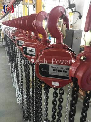 Professional Manual Chain Hoist for Heavy Duty Lifting in Electrical Construction with 5-200KN Rated Load