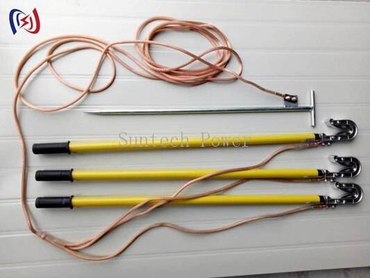 Professional Grounding Lead for 10-500KV Voltage with 25-50mm2 Copper and 1000-5500mm Total Length for Safe Electrical Grounding