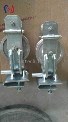 Skyward Three Purpose Stringing Block with 20KN Rated Load for Versatile Mounting in Overhead Line Installation