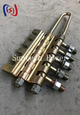 Bolt Type Anti Twist Steel Rope Gripper Come Along Clamp 20-100KN for Transmission Line Stringing with 7-24mm Diameter