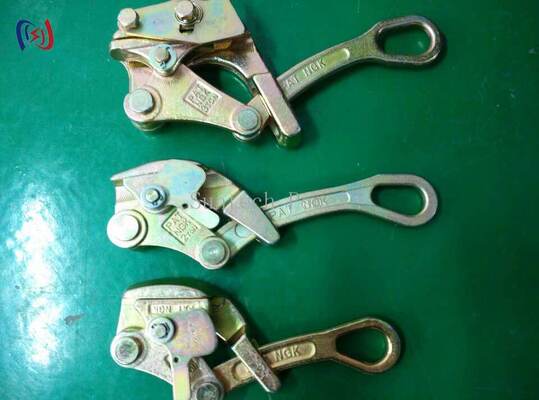 Universal Gripper Come Along Clamp for Transmission Line Stringing with 10-30KN Rated Load, 2.5-32mm Diameter, and 1.3-2.8KG Weight