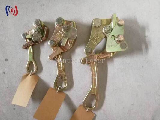 Come Along Clamp Universal Gripper 10-30KN Rated Load for 2.5-32mm Diameter Transmission Line Stringing