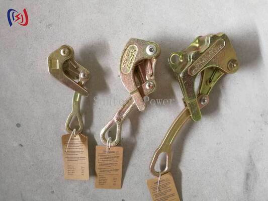 Come Along Clamp Universal Gripper 10-30KN Rated Load for 2.5-32mm Diameter Transmission Line Stringing