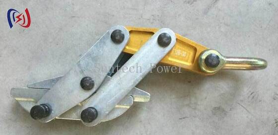 Anti Twist Steel Rope Gripper Come Along Clamp 50-200KN for 11-30mm Transmission Line Stringing