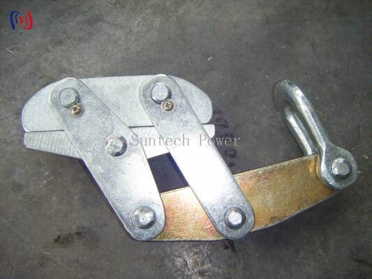 Anti Twist Steel Rope Gripper Come Along Clamp 50-200KN for 11-30mm Transmission Line Stringing
