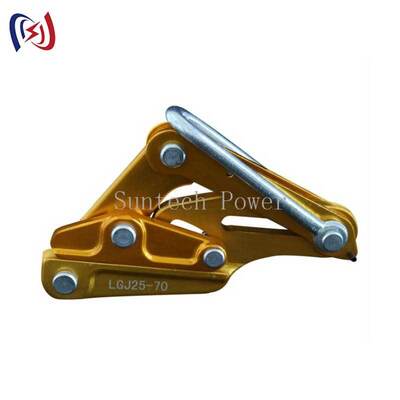 Aluminum Alloy Come Along Clamp with 7-80KN Rated Load and 14-48mm Max Open for Transmission Line Stringing