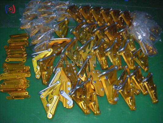 Aluminum Alloy Come Along Clamp with 7-80KN Rated Load and 14-48mm Max Open for Transmission Line Stringing