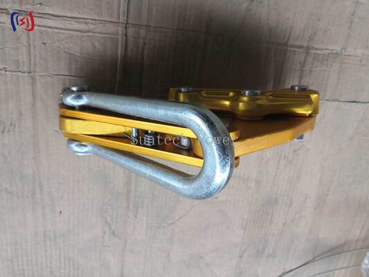 Aluminum Alloy Come Along Clamp 16-18MM with 7-80KN Rated Load for Transmission Line Stringing
