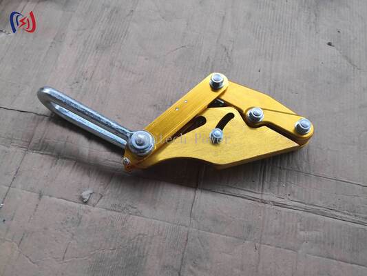 Aluminum Alloy Come Along Clamp 16-18MM with 7-80KN Rated Load for Transmission Line Stringing