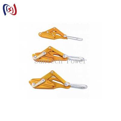 Aluminum Alloy Come Along Clamp with 7-80KN Rated Load and 14-48mm Max Open for Transmission Line Stringing