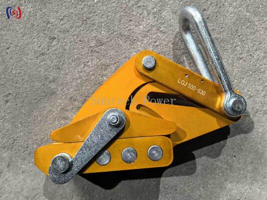 Aluminum Alloy Come Along Clamp with 7-80KN Rated Load and 14-48mm Max Open for Transmission Line Stringing