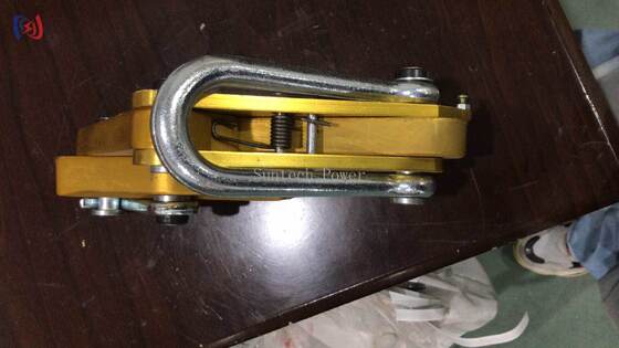 Aluminum Alloy Come Along Clamp with 7-80KN Rated Load and 14-48mm Max Open for Transmission Line Stringing