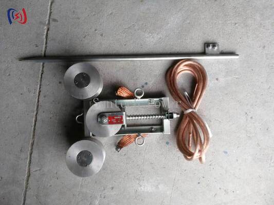 Conductor Grounding Block 50mm Bottom Diameter for Induced Electricity Removal with 100A Max Current