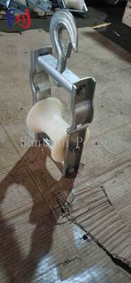 Conductor Stringing Block 200mm Max Cable 5KN Rated Load for Overhead Line Work