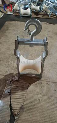 Conductor Stringing Block 200mm Max Cable 5KN Rated Load for Overhead Line Work