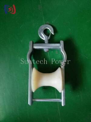 Conductor Stringing Block 200mm Max Cable 5KN Rated Load for Overhead Line Work