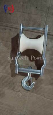 Conductor Stringing Block 200mm Max Cable 5KN Rated Load for Overhead Line Work
