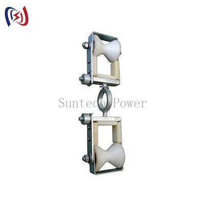 OPGW Stringing Block with 2KN Rated Load for Fiber Optic Cable Installation and Double Sheave Design