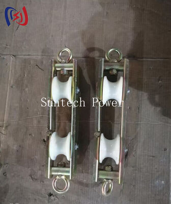 OPGW Stringing Block with 2KN Rated Load for Fiber Optic Cable Installation and Double Sheave Design