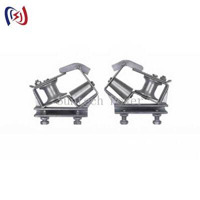 5KN Rated Load Skyward Corner Stringing Block for Cable Jump-Out Prevention and Ultra-Lightweight Overhead Line Angle Tower Cable Pulling