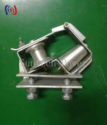 5KN Rated Load Skyward Corner Stringing Block for Cable Jump-Out Prevention and Ultra-Lightweight Overhead Line Angle Tower Cable Pulling