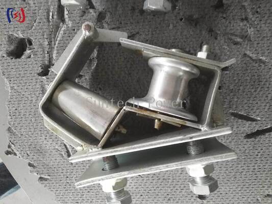 5KN Rated Load Skyward Corner Stringing Block for Cable Jump-Out Prevention and Ultra-Lightweight Overhead Line Angle Tower Cable Pulling