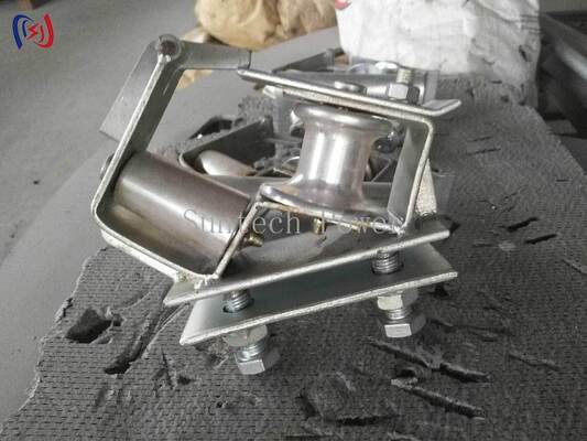 5KN Rated Load Skyward Corner Stringing Block for Cable Jump-Out Prevention and Ultra-Lightweight Overhead Line Angle Tower Cable Pulling