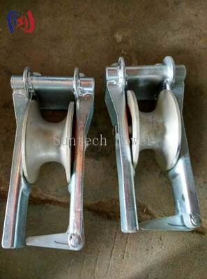 5-20KN Rated Load Sitting Hanging Dual-Use Stringing Block for Flexible Power Line Construction