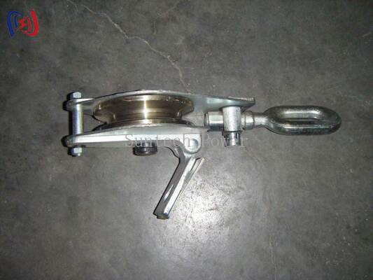10-200KN Rated Load Hoisting Tackle with Aluminum Alloy Frame and MC Nylon Sheave for Power Construction