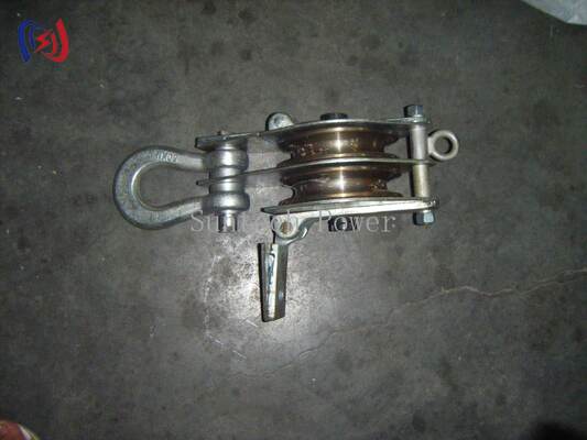 30-100KN Rated Load Dual Sheave Hoisting Tackle with Both Side Open Design for Heavy-Duty Lifting