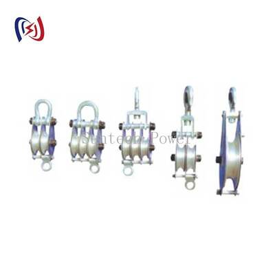 Durable Cast Steel Lifting Block with 10KN to 150KN Rated Load and Multi-Sheave Options for Heavy-Duty Hoisting