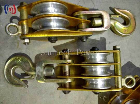 Durable Cast Steel Lifting Block with 10KN to 150KN Rated Load and Multi-Sheave Options for Heavy-Duty Hoisting