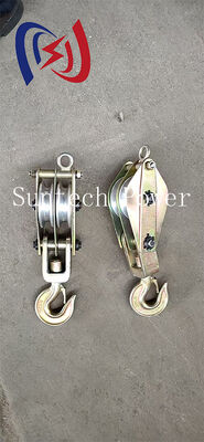 Durable Cast Steel Lifting Block with 10KN to 150KN Rated Load and Multi-Sheave Options for Heavy-Duty Hoisting